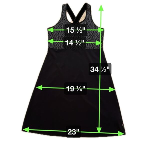 Smartwool Black & Gray Willow Lake Wool Blend Dress sz M - Picture 6 of 11